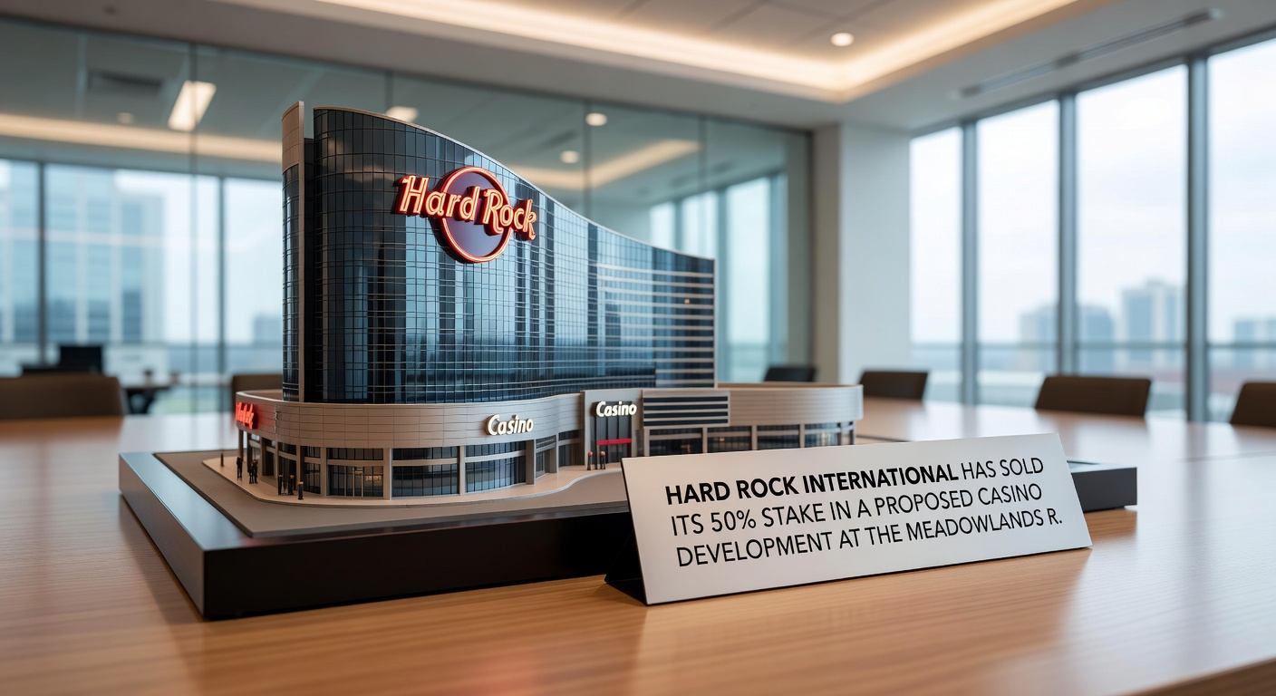 Jeff Gural at the Meadowlands Racetrack, overlooking the grounds where casino plans have long been discussed