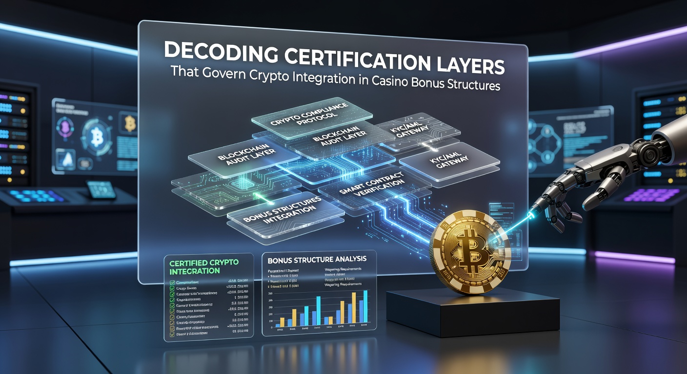 Illustration of layered certification framework for crypto bonuses in online casinos