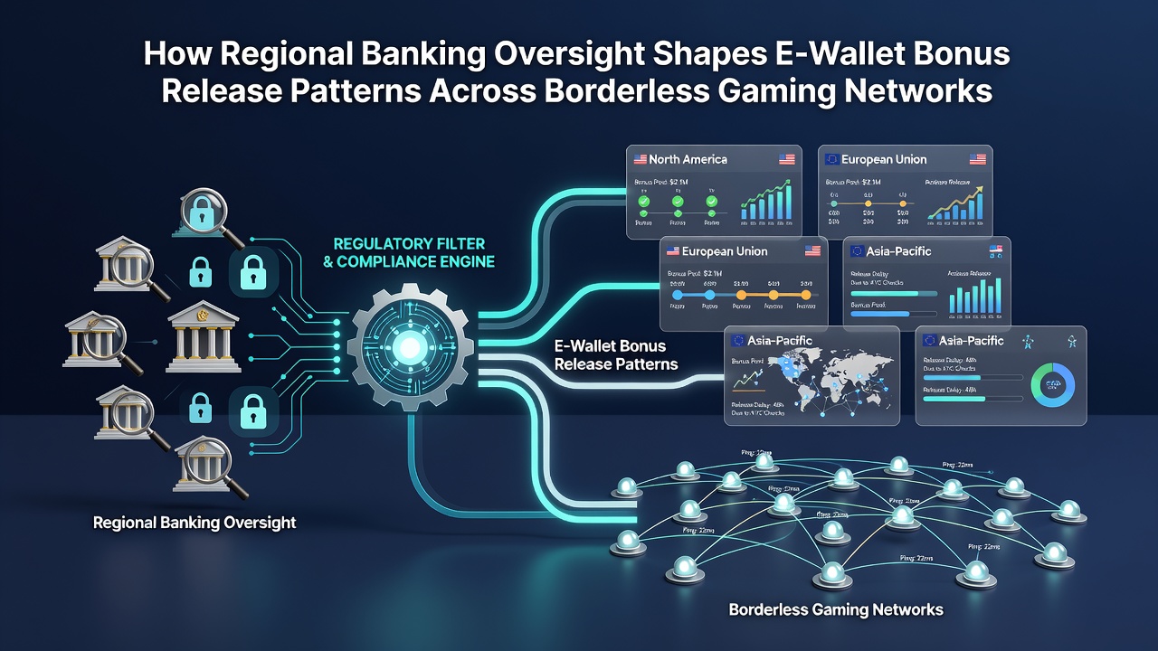 E-wallet bonus release workflows shaped by international banking regulations