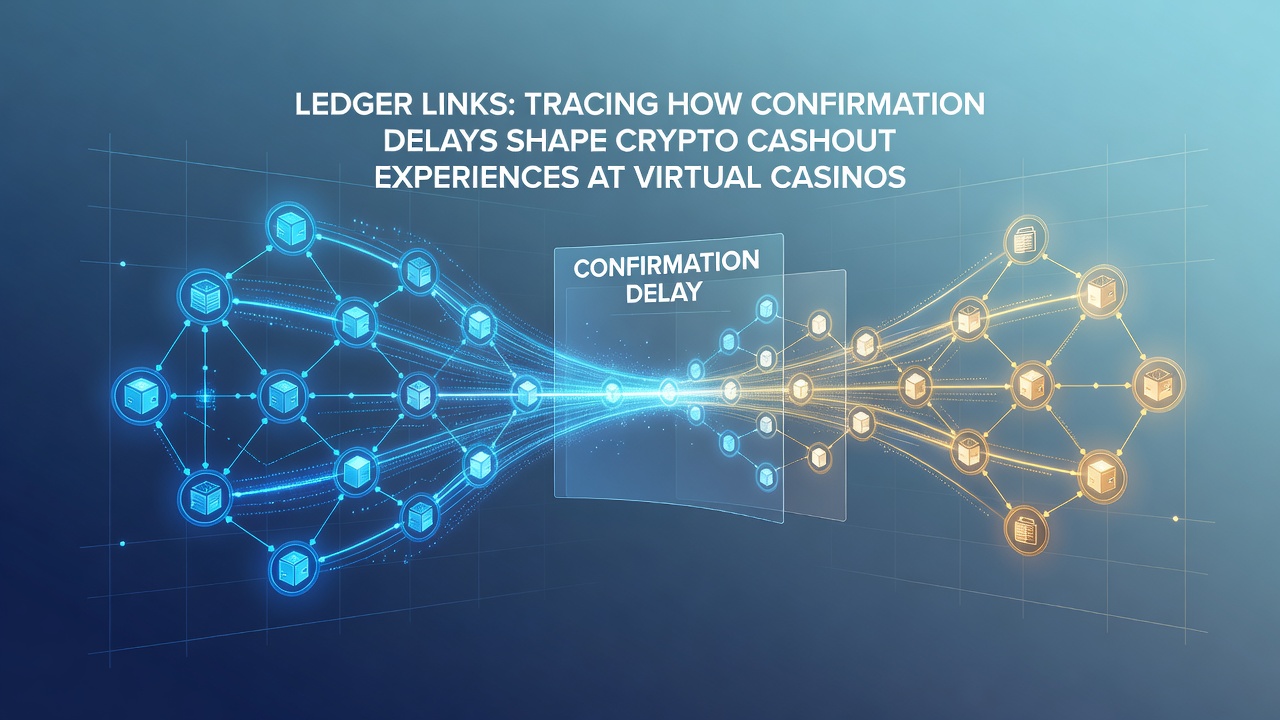 Diagram illustrating crypto confirmation stages affecting virtual casino payouts