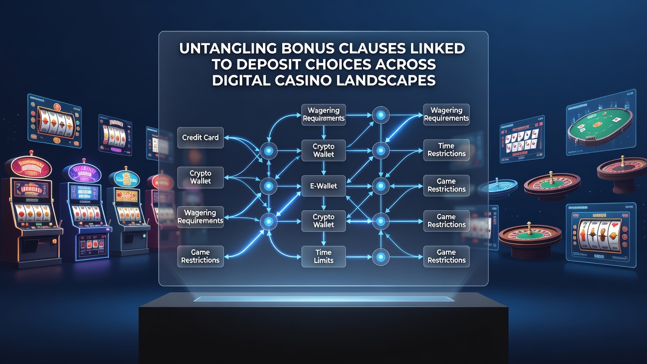 Flowchart illustrating deposit method verification steps and bonus eligibility checks